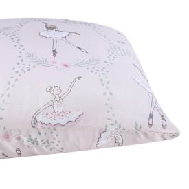 Fronha Avulsa Infantil Microfibra Havan Kids 1 Pç - Pink Bailarina/ Rosa