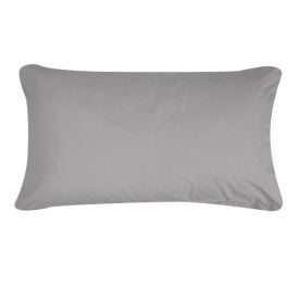 Fronha King 50X90 cm Buona Fortuna - Cinza Prata Liso