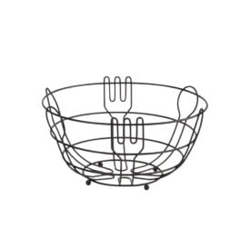 Fruteira De Mesa De Aço Querida Black Arthi - Preto