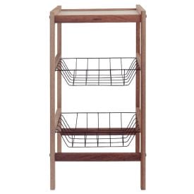 Fruteira Estante Montável 2 Cestos Tramontina 71Cm - Madeira