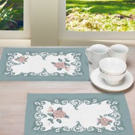 Fundo De Prato 45 X 31 Cm Clean Athenas Döhler - Borboletas