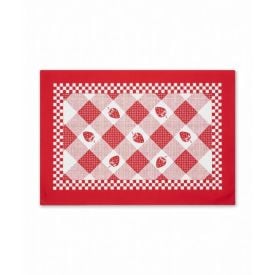 Fundo de Prato 45 X 31 cm Clean Athenas Döhler - Morango