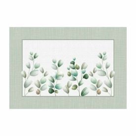 Fundo De Prato 45 X 31 Cm Clean Renova Döhler - Folhas Verdes