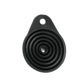 Funil Retrátil De Silicone Havan Casa 12,5 Cm - Preto 