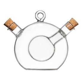 Galheteiro 2 Em 1 De Vidro Boro 60-290Ml - Hauskraft