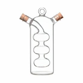 Galheteiro 2 Em 1 De Vidro Borossilicato Hauskraft - 70ml/320ml
