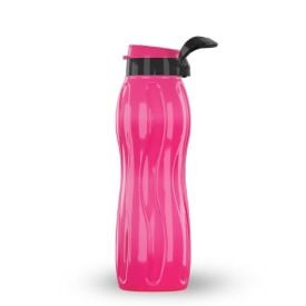 Garrafa De Água Neon Plástico 1L Infinity - Rosa