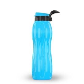 Garrafa De Água Neon Plástico 1L Infinity - Azul