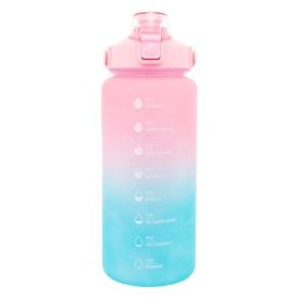 Garrafa Squeeze Com Marcadores Lyor 2 Litros - DEGRADE ROSA/AZUL