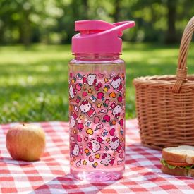 Garrafa Squeeze Hello Kitty 500Ml Bandeirante - Rosa
