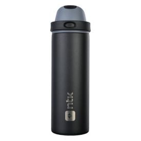 Garrafa Squeeze Térmica Isomax Straw 710Ml Nautika - Preto