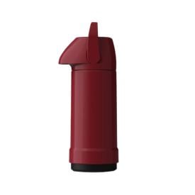 Garrafa Térmica Glt Pressão Lisa 1 Litro Invicta - Vermelho Intenso