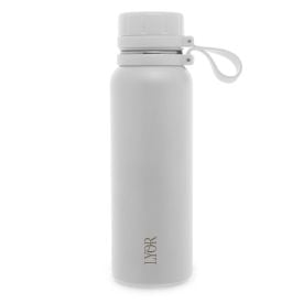 Garrafa Squeeze Inox Explorer Lyor 650Ml - Branco