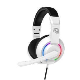Headset Gamer Elg  Alcor Multi Plataforma Branco Led Rainbow