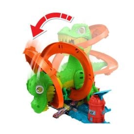 Pista Hot Wheels City T-Rex X Quartel De Bombeiros - JBM73