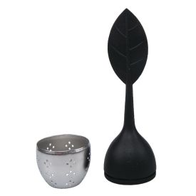 Infusor De Chá Finecasa Silicone 5Cm - Preto