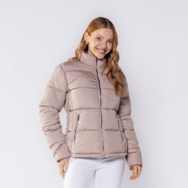 Jaqueta Feminina De Nylon Com Forro De Veludo Patricia Foster