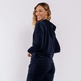 Jaqueta Feminina Esportiva Em Plush Com Capuz Scream