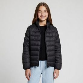 Jaqueta Infantil Aspen Menina 12 a 16 Anos Marmelada Preto