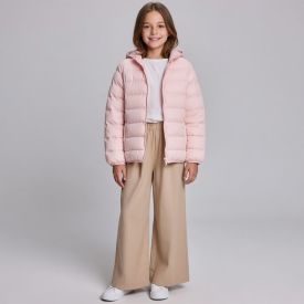 Jaqueta Infantil Aspen Menina 4 a 10 Anos Com Capuz Marmelada