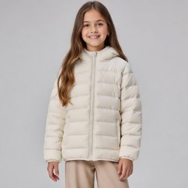 Jaqueta Infantil Aspen Menina 4 a 10 Anos Com Capuz Marmelada