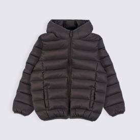 Jaqueta Infantil Aspen Menino 1 a 3 Anos Com Capuz Yoyo Kids Cinza