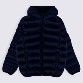 Jaqueta Juvenil Aspen Menino 12 a 16 Anos Com Capuz Hot Dog Azul Marinho