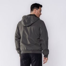 Jaqueta Masculina Bomber Com Capuz Marc Alain