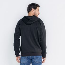 Jaqueta Masculina De Moletom Com Capuz Marc Alain