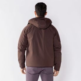 Jaqueta Masculina Em Microfibra Forrada Thing Marrom