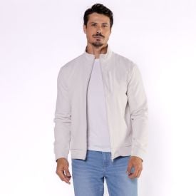 Jaqueta Masculina Gola Alta Em Nylon Marc Alain