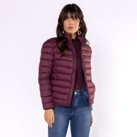 Jaqueta Puffer Feminina Aspen Com El&aacute;stico Patricia Foster