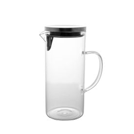 Jarra De Vidro Com Tampa Plástica Wolff 1,3 Litros - Transparente