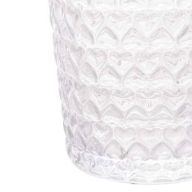 Jarra De Vidro Lyor De Coração 1 Litro - Transparente