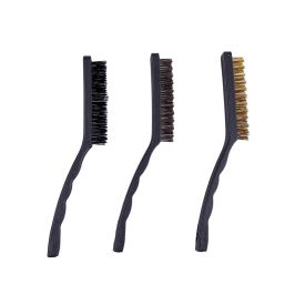Jogo 3 Escovas De Aço Meghazine - E2238