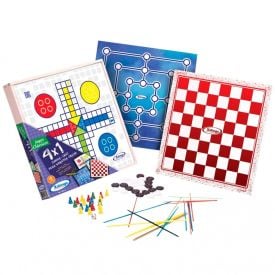 Jogo 4 Em 1 Xalingo - Branco