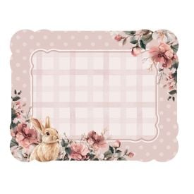 Fundo de Prato Páscoa 35X45 cm Havan Casa - Floral Poa Rosa