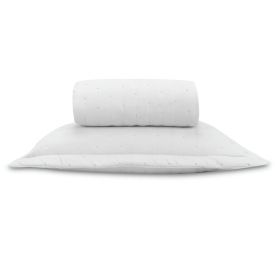 Jogo Cobre Leito Solteiro Requinte Hedrons - Branco