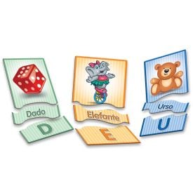 Jogo Educativo Conhecendo o Alfabeto Toia - Colorido