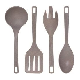 Jogo de 4 Utensílios de Cozinha Petra Evo - Cinza