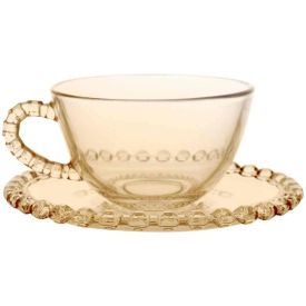 Jogo De Xícaras De Chá Com Pires L Hermitage 200Ml 8 Peças - Ambar