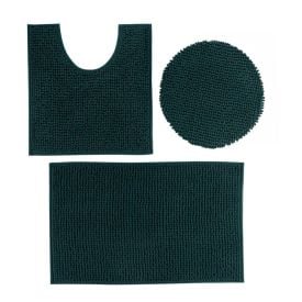 Jogo De Banheiro 3Pcs Madri - Verde Malaquita