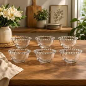 Jogo de Bowls Sobremesa Pearl 250Ml Hauskraft - 6 Peças 