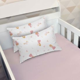 Jogo de Cama Bebê 100% Algodão Havan Baby 3 pçs - Princesa