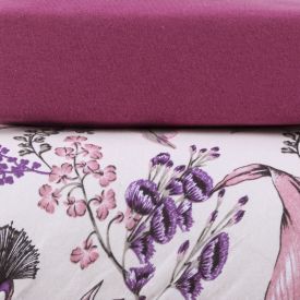 Jogo de Cama Casal Malha 3 Peças Havan Casa - Ivy Fúcsia