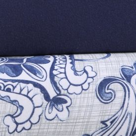 Jogo de Cama Casal Malha 3 Peças Havan Casa - Zafiro Marinho