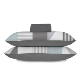 Jogo de Cama Casal Malha 3 Peças Havan Casa - STORM/CINZA