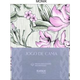 Jogo De Cama Casal Malha 3 Peças Havan Casa - MONIK/ROSE