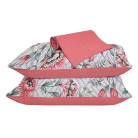 Jogo De Cama Casal Malha 100% Algodão Solecasa 3 Pçs - Lorena Goiaba