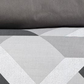 Jogo de Cama Casal Percal Buona Fortuna 4 pçs - Heitor Chumbo